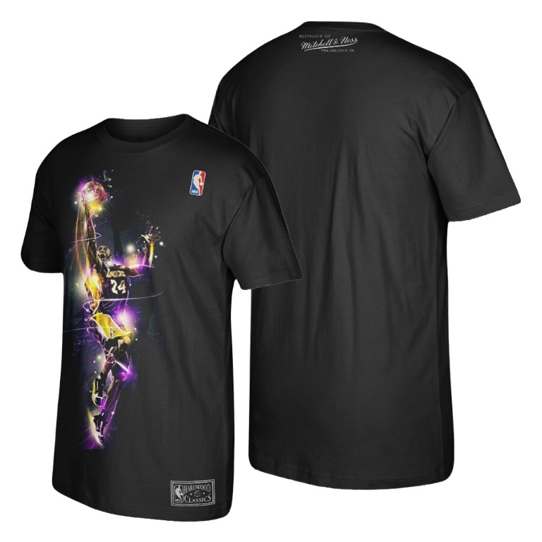Men's Los Angeles Lakers Kobe Bryant #24 NBA HWC Dunk Highlights Mamba Week Black Basketball T-Shirt EXF3483ZV